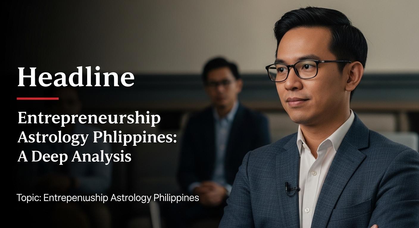 Filipino entrepreneur analyzing astrology-based insights for business planning.