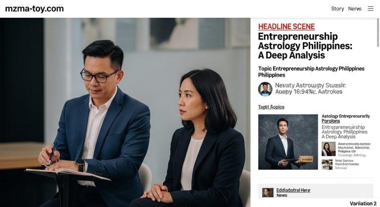 Filipino entrepreneur analyzing astrology-based insights for business planning.