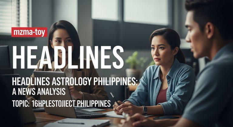 Manila skyline with an overlaid zodiac wheel and astrology charts.