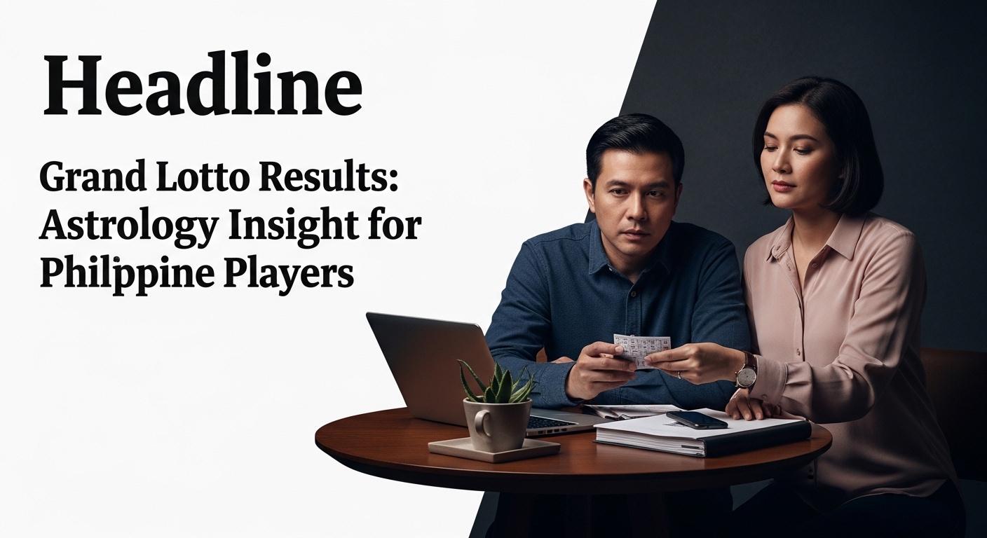 Chart of celestial symbols overlaid with a Philippines lottery ticket