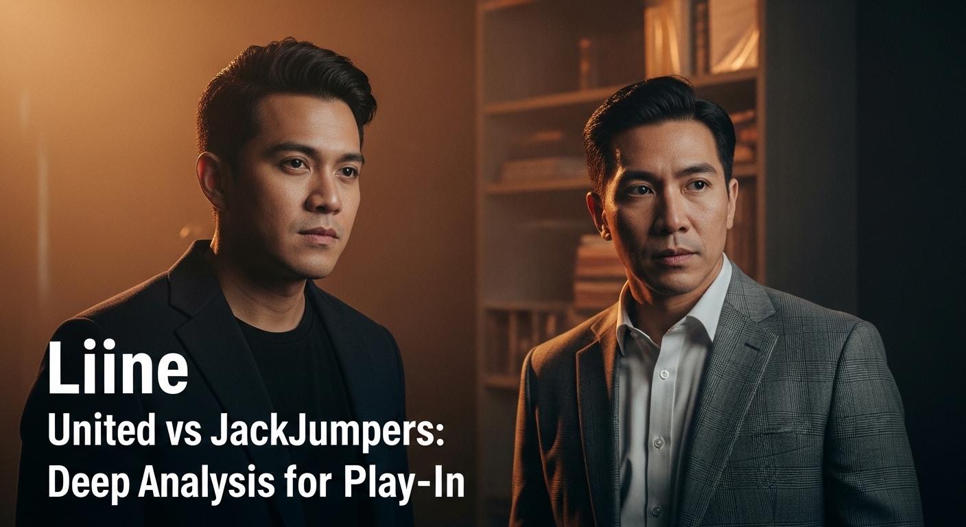 Illustration of United vs JackJumpers with celestial accents, suggesting astrology-informed sports analysis