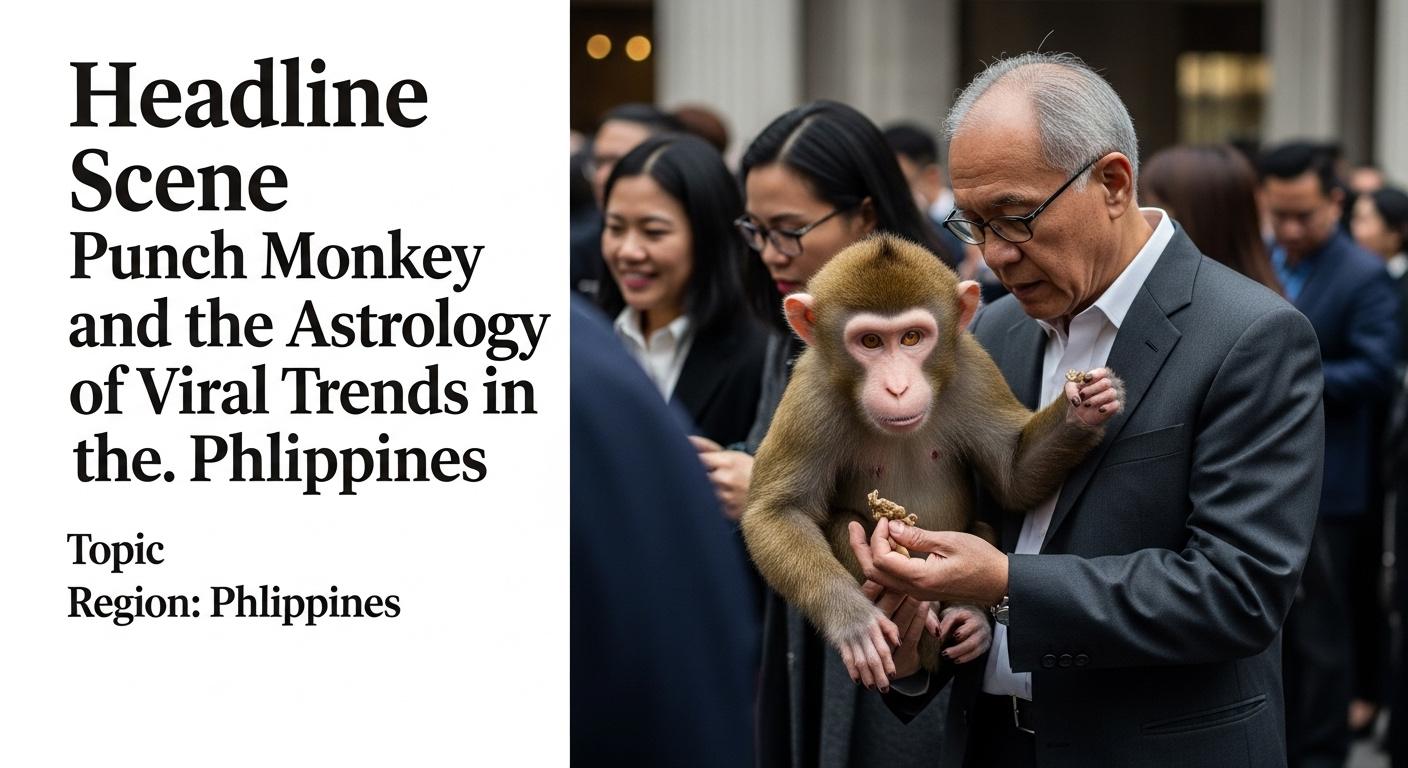 Astrologer evaluating a viral meme about punch monkey