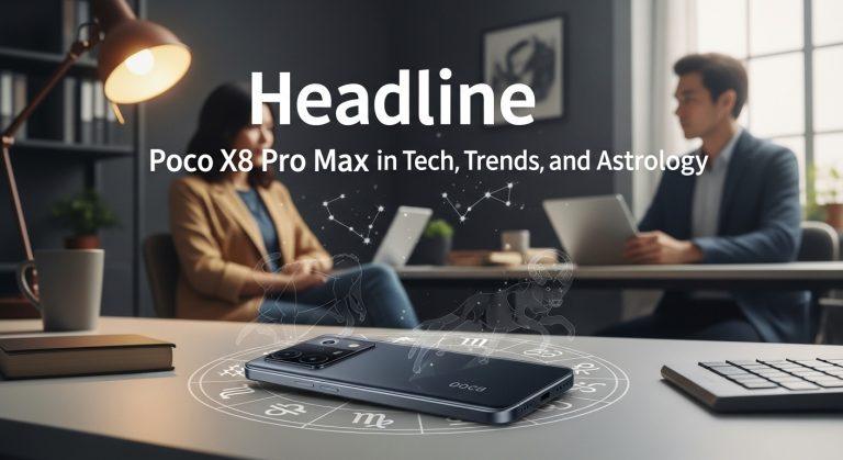 Poco X8 Pro Max with astrology motifs, Philippines context